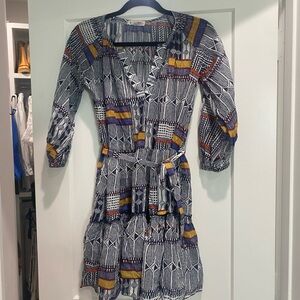 Lemlem Multi Color Long Sleeve Cover-up with belt